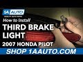 How to Replace Third Brake Light Assembly and Bulb 2003-08 Honda Pilot