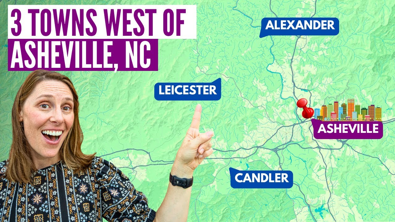 Best Small Towns West of Asheville: Alexander, Leicester & Candler | MAP TOUR