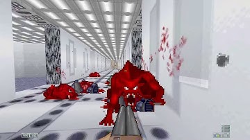DOOM MOD PROJECT OSIRIS ALIEN BREED 3D AMIGA TOTAL CONVERSION TC ARCTURUSDELUXE & RAY PUIA MAP 11