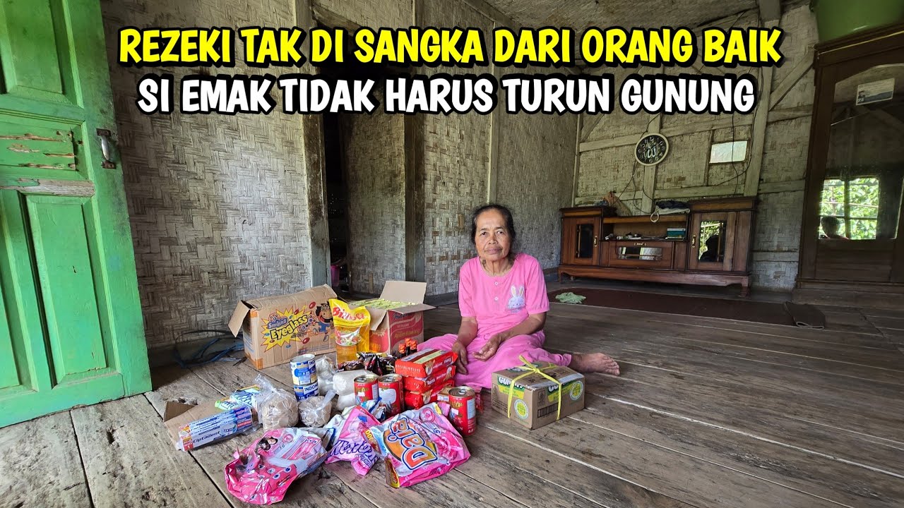 BIKIN HARU 🥺 NENEK TUA YANG HIDUP DI TENGAH HUTAN DAPAT REZEKI 