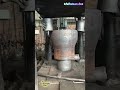 Hydraulic Press Expands Red-Hot Steel Pipe into a Reducer | Amazing Metal Forming