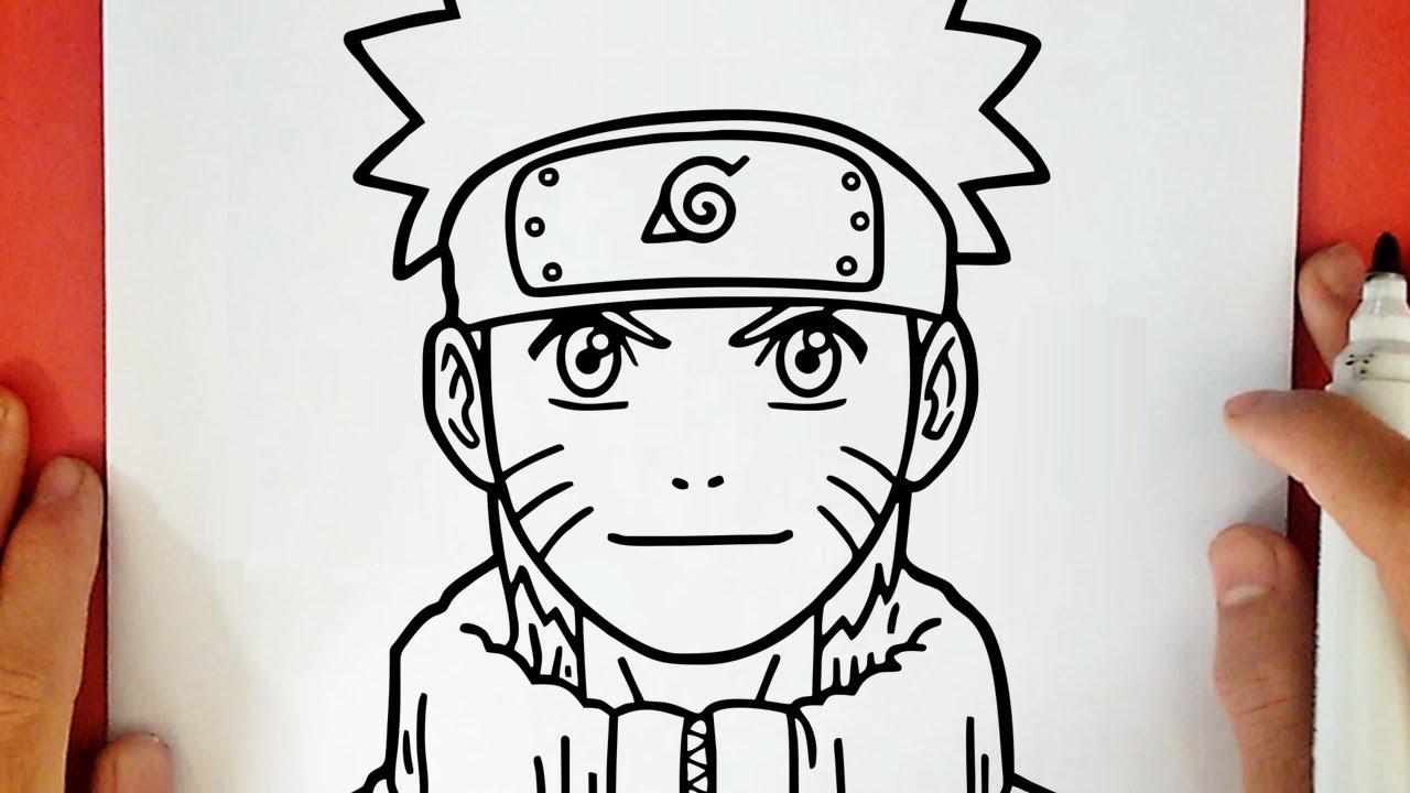 COMO DESENHAR NARUTO