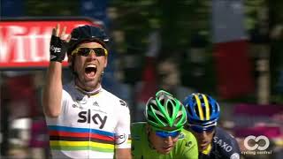 Cavendish Sprints to Win Final Stage of the 2012 Tour de France