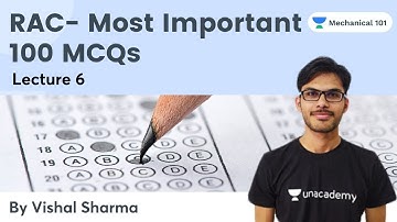 Most Important 100 MCQs | RAC | Part 2 | Vishal Sharma