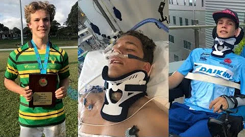 Alex Noble young rugby star fights back