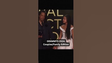 GRAMMYS 2024: A Night of Harmony and Love - Couples and Families Take Center Stage ✨ #shorts