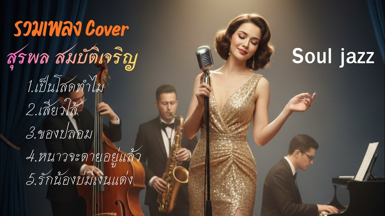 รวมเพลงเพราะๆ Cover สุรพล สมบัติเจริญ | Soul jazz 