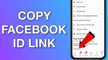 How To Copy Facebook Profile Link !! facebook profile link copy kaise kare