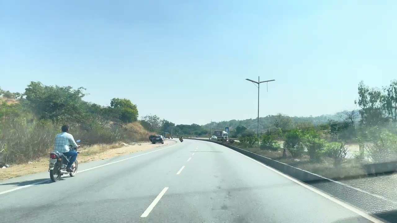 Bangalore to Hyd highway road trip