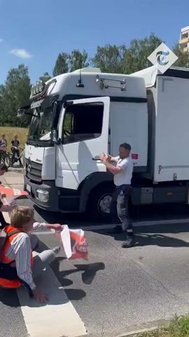 Climate protester run over by lorry in Germany