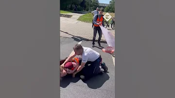 Climate Protester Run Over By Lorry In Germany 
