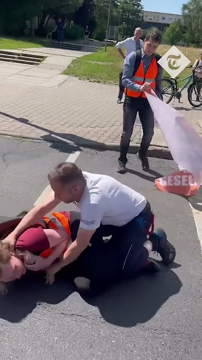 Climate protester run over by lorry in Germany