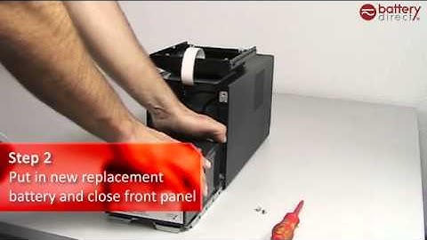 Installation Tutorial video for APC RBC6 Replacement batteries.