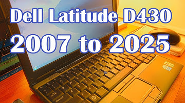 Restoring an 18 year-old Dell Latitude D430 from 2007 for 2025 - Review + Full laptop disassembly