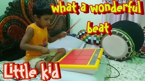 Amazing talented kid playing octapad beat beautifully.