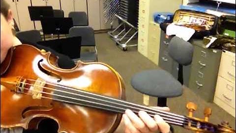 VIOLA 1 Octave Bb Major Scale