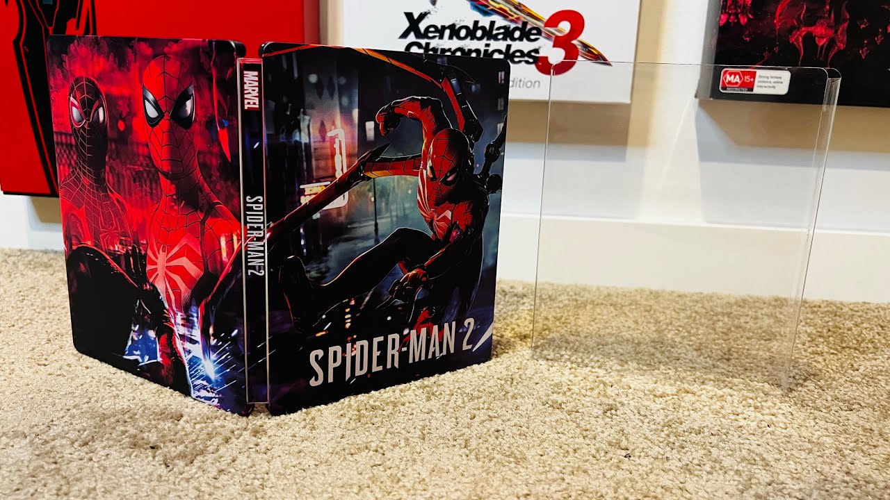 Marvel's Spider-Man 2 Pre-order Edition Steelbook Unboxing - YouTube
