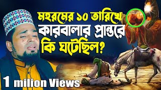 মহরমের ১০ তারিখে কারবালার প্রান্তরে কি ঘটেছিল? কাঁন্নার ওয়াজ- Mawlana Mosharof Hosen Salauddin