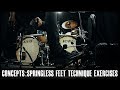 JamesPayneDrums.com - SPRINGLESS FEET TECHNIQUE DRUM EXERCISES  drum lesson preview