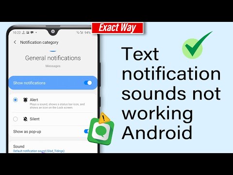 FIXED: Text notification