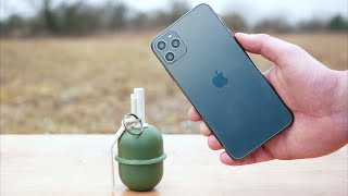 Iphone 11 Pro vs RGD-5 & XXL Firecrackers