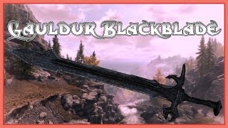 Skyrim Se How To Get The Gualdur Blackblade Unique Weapon