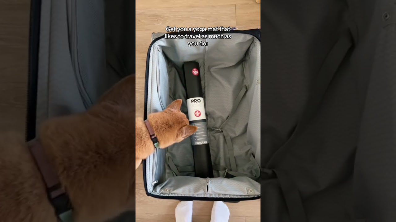 Get you a yoga mat that likes to travel as much as you do...