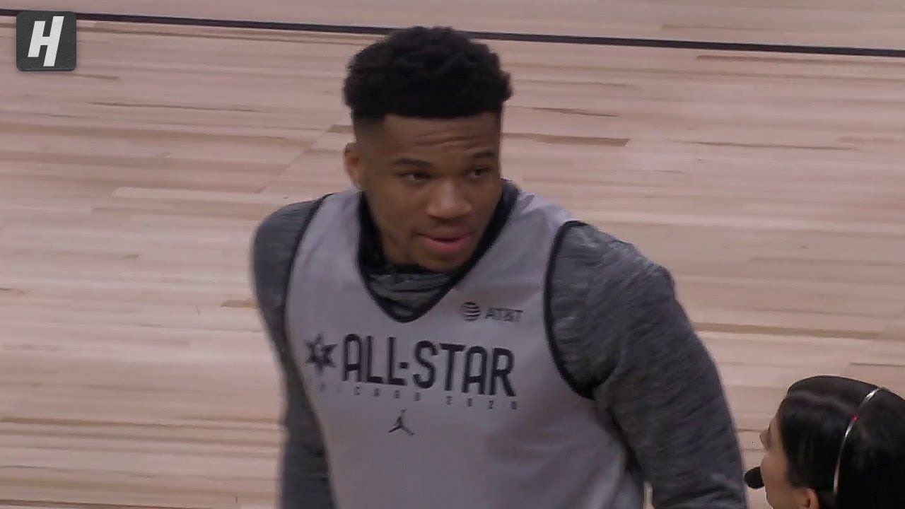 Team Giannis - Players Introductions - 2020 NBA All-Star Practice