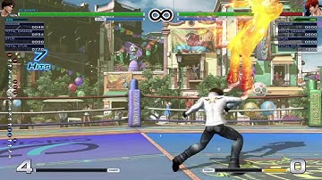KoF XIV: Kyo Midscreen Advanced Cancel Combo