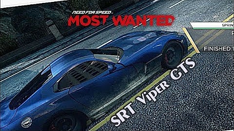 SRT Viper GTS Sprint Race Running The Gauntlet NFS Most Wanted PC Gameplay