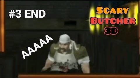 I BURIED HIM ALIVE!!!!!! | Scary Butcher 3D Part 3 END