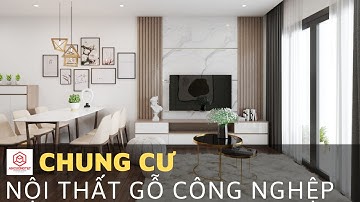 Nội Thất Chung Cư Gỗ Công Nghiệp Cao Cấp I Tủ Bếp An Cường