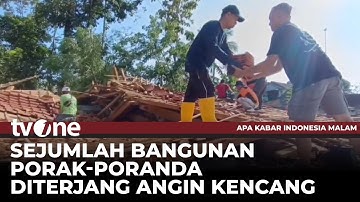 Diterjang Angin Kencang, Sejumlah Bangunan di Semarang Rusak | tvOne