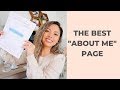 How to Write an About Me Page for Your Product Based Business