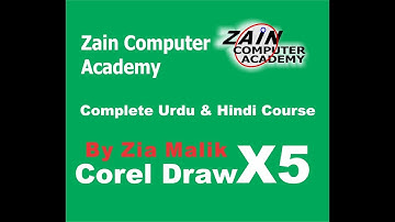 CorelDRAW X5 Tutorial in Urdu Hindi Part 12 - How to Make Panaflex/Banner