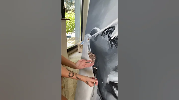 Watch me apply silver elements to a painting! Art ...