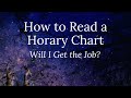 How to Read a Horary Chart: Will I Get the Job?