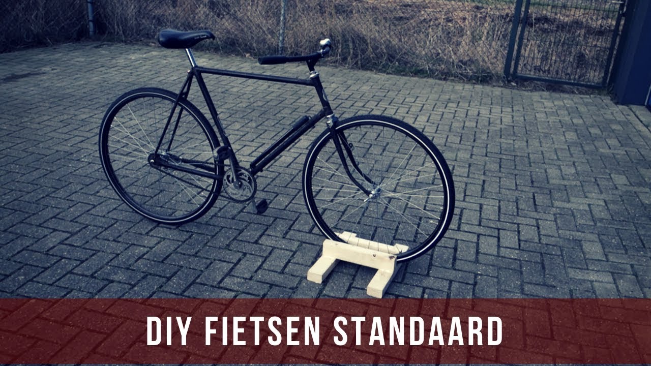 Suri pijn doen Zijn bekend DIY fietsen standaard maken - Fiets stander racefiets, fixie etc. - YouTube