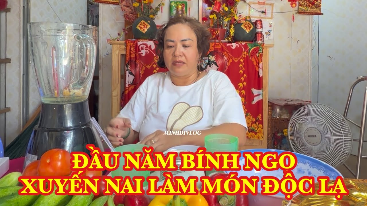 Đầu xuân Xuyến Nai chế biến món này...có ai dám thử không nè...! MINHDIVLOG