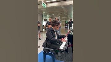 Thumbnail of Playing Still Dre at the rome airport on a public piano!