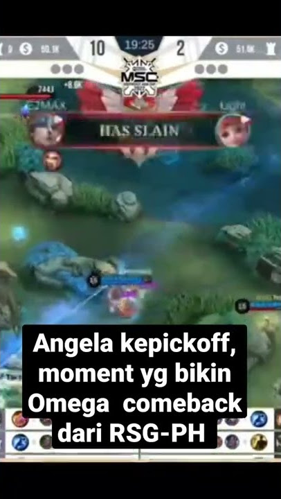 Moment yg bikin RSG kalah lawan omega di game1 Msc 2022