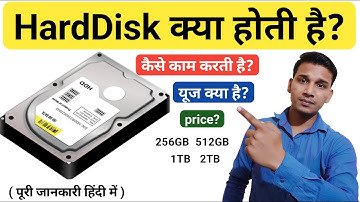 HardDisk क्या होती है? | What is Hard Disk Drive in Hindi? | How HDD Works? | HardDisk Explained