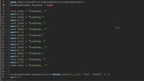 How to make an Animated Loading screen! Roblox Studio