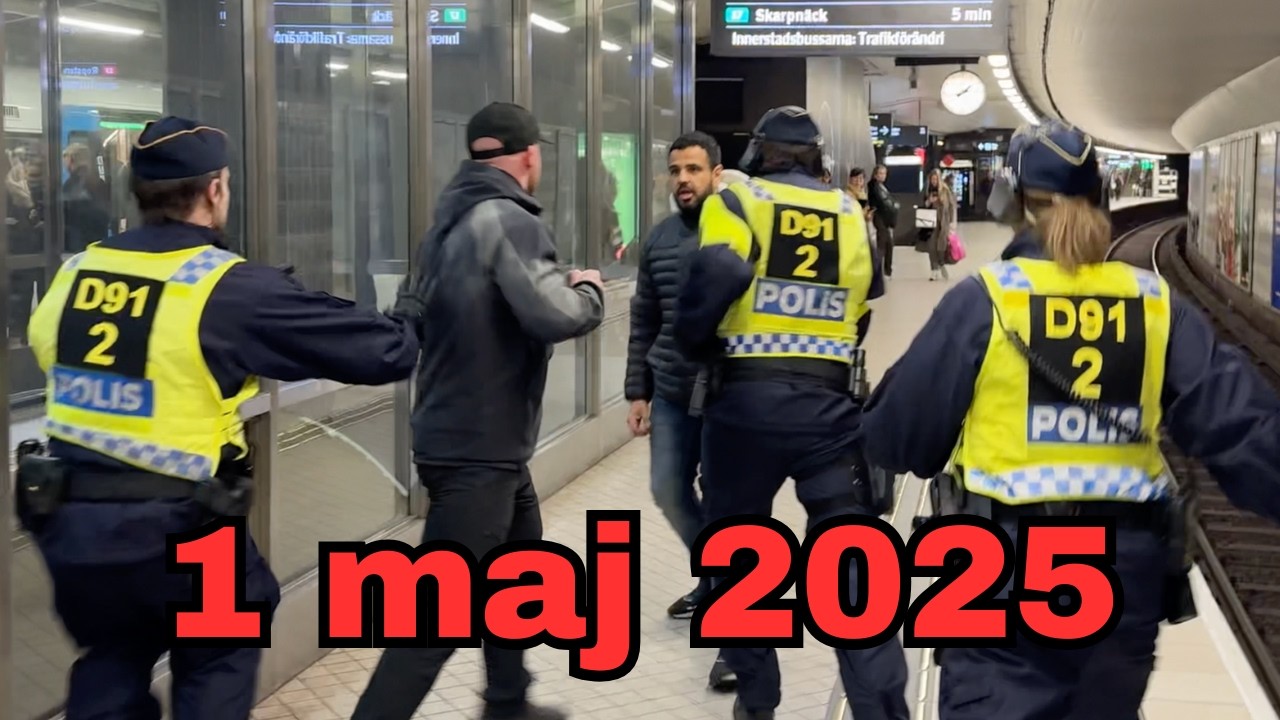 Politiska ytterligheter demonstrerar på första maj