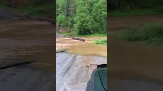 Flooding over Guy Ford Road bridge, 5-18-18