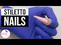 How to Stiletto Nails Using Japanese Gel (Soft Gel)