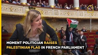 FRENCH DEPUTY SUSPENDED FOR WAVING PALESTINIAN FLAG IN GENERAL ASSEMBLY