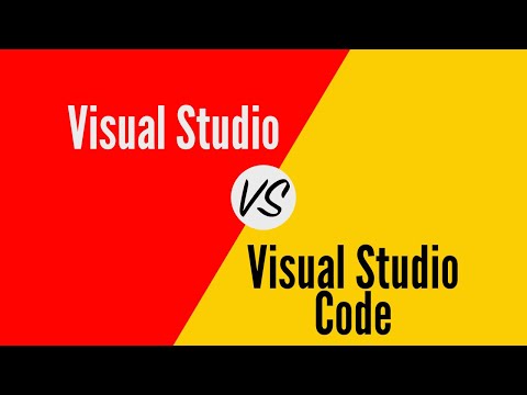 Visual Studio vs Visual Studio Code which one to choose