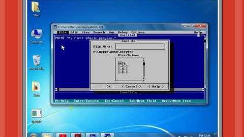 Click & Login Class 6- Saving a Program-Chapter 6