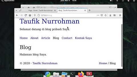 Mecha CMS #4: Installing the Control Panel Feature